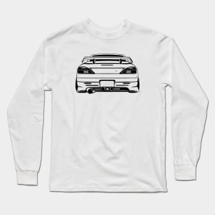 Nissan Silvian S15 Back View Sketch Art Long Sleeve T-Shirt